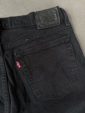 Levi's Premium Black Wedgie Jeans with Red Tab